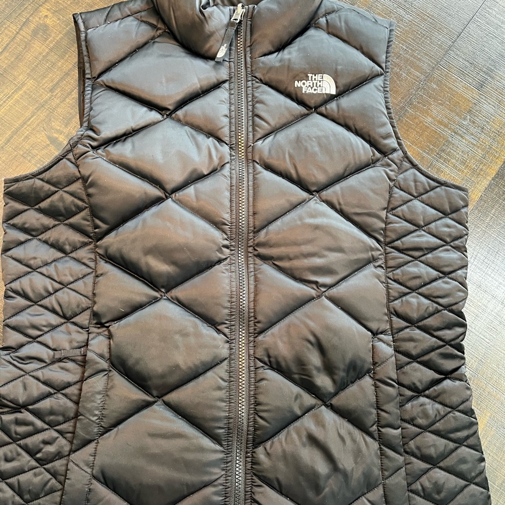 The North Face Black Quilted Vest